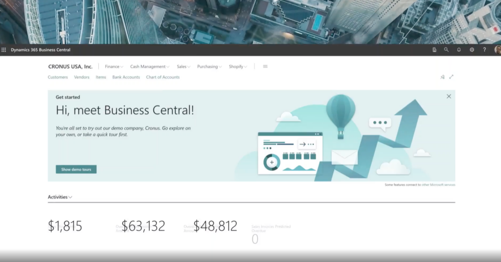 Dynamics 365 Business Central. Fairhall Solutions