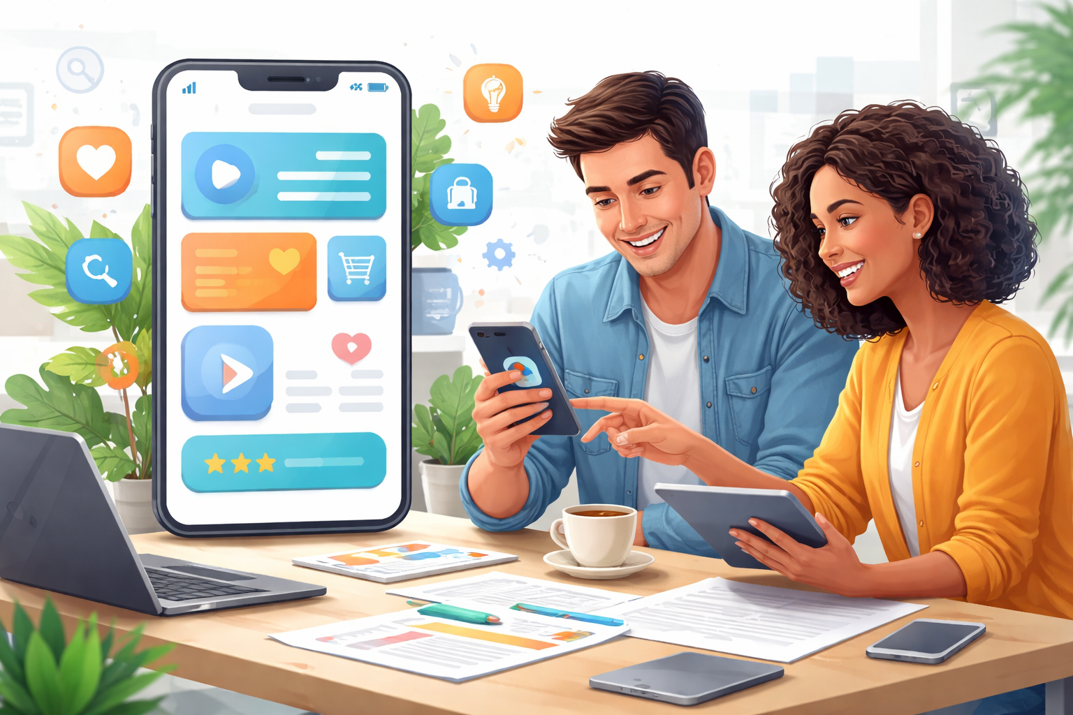 Desarrollo de aplicaciones y software para empresas y PYMES.