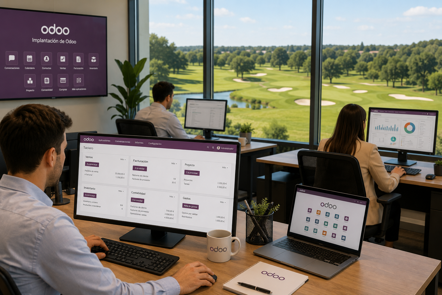 IMplantacion de Odoo en Cádiz. Fairhall Solutions.