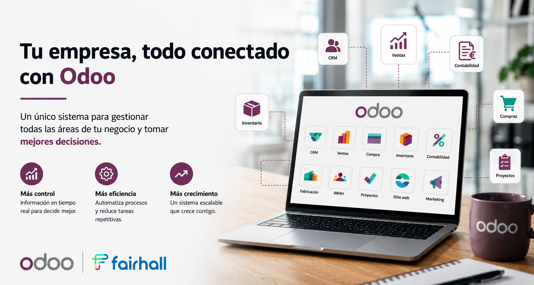 Implantación de Odoo por Fairhall Solutions